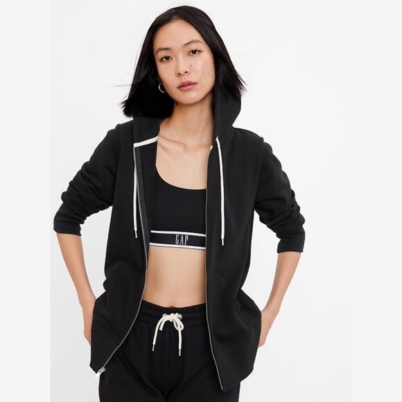 GAP Tops - GAP Vintage Soft Classic high cotton, longer length Full-Zip Hoodie